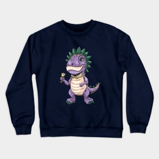 Mardi Grawr Dinosaur Crewneck Sweatshirt